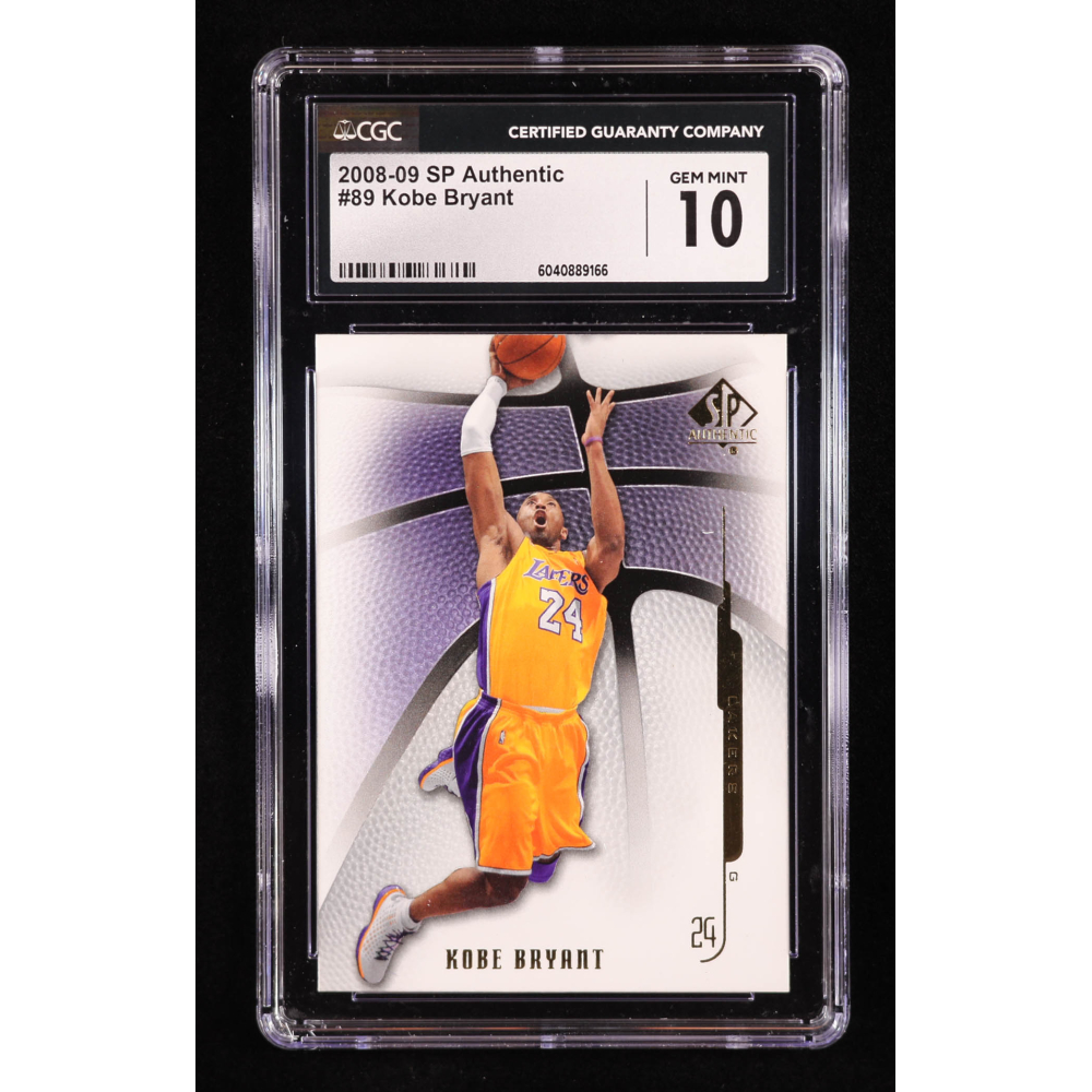 Kobe Bryant 2008-09 SP Authentic #89 (CGC 10) at PristineAuction.com
