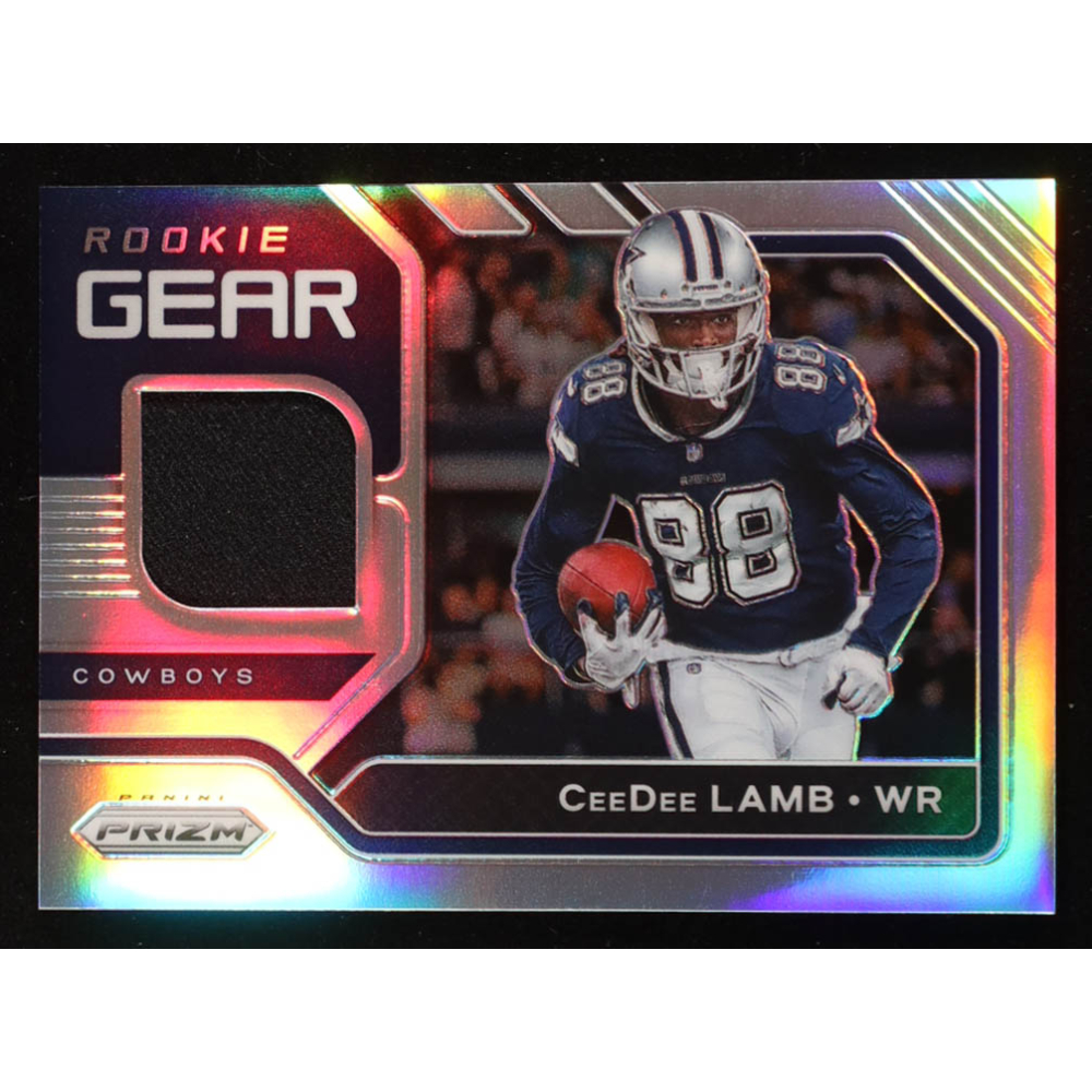 CeeDee Lamb 2020 Panini Prizm Rookie Gear #7 RC at PristineAuction.com