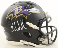 Eric Weddle Signed Ravens Speed Mini Helmet (JSA) at PristineAuction.com