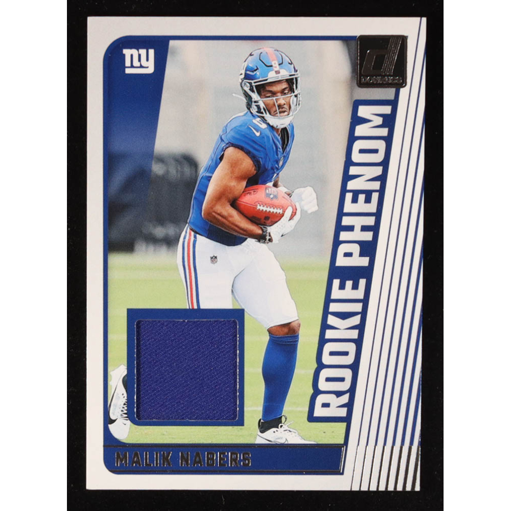 Malik Nabers 2024 Donruss Rookie Phenom Jerseys #29 RC at PristineAuction.com