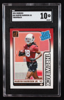 Marvin Harrison Jr. 2024 Donruss Rated Rookies Throwback #44 RC (SGC 10) at PristineAuction.com