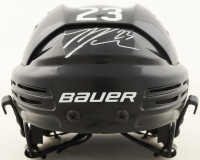 Matthew Knies Signed Maple Leafs Full-Size Hockey Helmet (Beckett) at PristineAuction.com