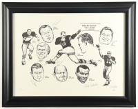 Paul Hornung, Jim Ringo, Herb Adderley | Packers Hall of Famers & Stars LE Custom Framed Print Signed By (5) #119/350 (JSA) at PristineAuction.com