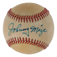 Johnny Mize Signed OAL Baseball (Beckett) at PristineAuction.com