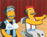 Tommy Chong & Cheech Marin Signed "The Simpsons" 11x14 Photo (Beckett) at PristineAuction.com