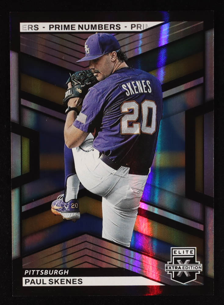 Paul Skenes 2023 Elite Extra Edition Prime Numbers A #7 #022/200 RC