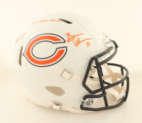 Dick Butkus, Mike Singletary & Brian Urlacher Signed Bears Full-Size Authentic On-Field Lunar Eclipse Alternate Speed Helmet (Beckett) at PristineAuction.com