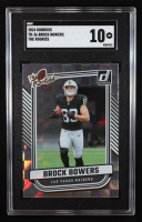 Brock Bowers 2024 Donruss The Rookies #36 RC (SGC 10) at PristineAuction.com