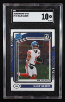 Malik Nabers 2024 Donruss Optic #271 RR RC (SGC 10) at PristineAuction.com