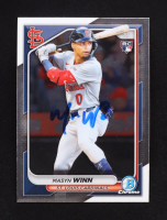 Masyn Winn Signed 2024 Bowman Chrome #61 RC (JSA) at PristineAuction.com