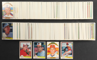 1982 Donruss Complete Set of (660) Baseball Cards with Cal Ripken Jr. RC #405, Nolan Ryan #419, Rickey Henderson #113, Ozzie Smith #21 at PristineAuction.com