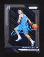 Jalen Brunson Signed 2018-19 Panini Prizm Prizms Silver #250 RC (JSA) at PristineAuction.com