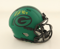 Davante Adams Signed Packers Rave Alternate Speed Mini Helmet (Beckett) at PristineAuction.com