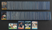 1986 Fleer Baseball Complete Set of (660) Cards with Jose Canseco #649 RC, Roger Clemens #345, Nolan Ryan #310, Cecil Fielder #653 at PristineAuction.com