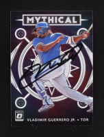 Vladimir Guerrero Jr. Signed 2020 Donruss Optic Mythical #M8 (JSA) at PristineAuction.com