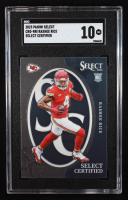 Rashee Rice 2023 Select Select Certified Rookies #25 RC (SGC 10) at PristineAuction.com