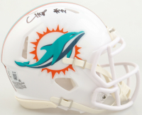 Chop Robinson Signed Dolphins Speed Mini Helmet (Beckett) at PristineAuction.com