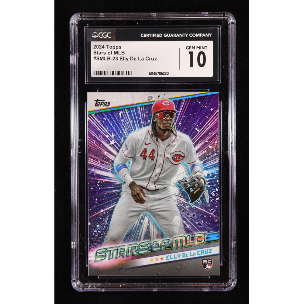 Elly De La Cruz 2024 Topps Stars of MLB #SMLB23 RC (CGC 10) at PristineAuction.com