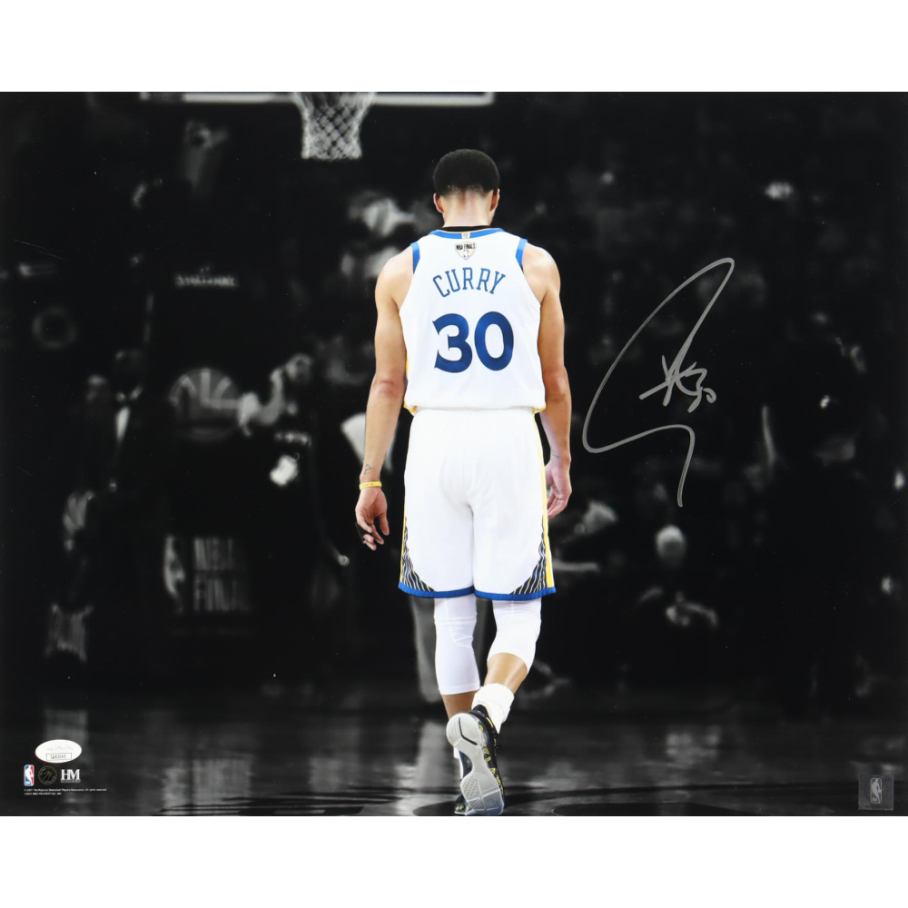 Steph Curry Signed Warriors 16x20 Photo (JSA) at PristineAuction.com