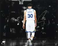 Steph Curry Signed Warriors 16x20 Photo (JSA) at PristineAuction.com