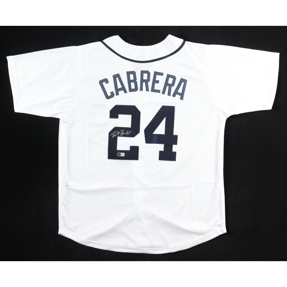Miguel Cabrera Signed Jersey (Beckett) at PristineAuction.com