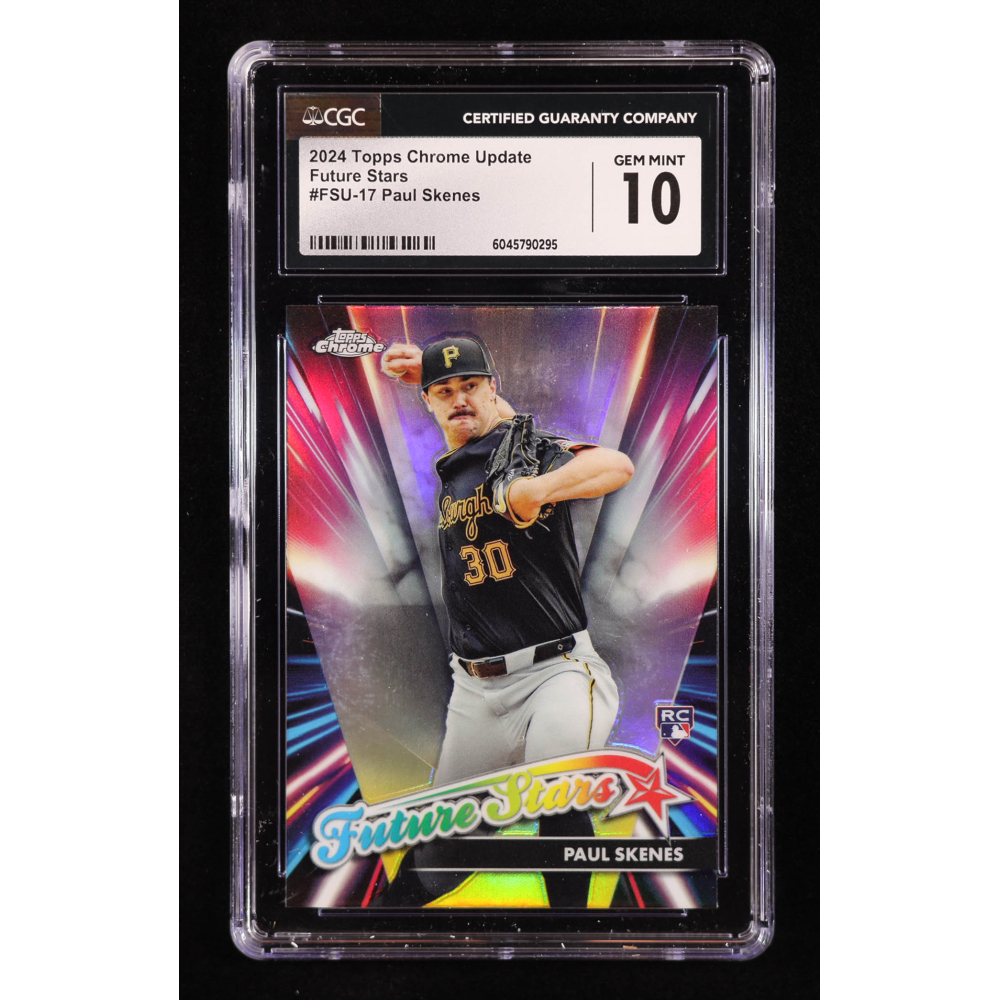 Paul Skenes 2024 Topps Chrome Update Future Stars #FSU17 RC (CGC 10) at PristineAuction.com