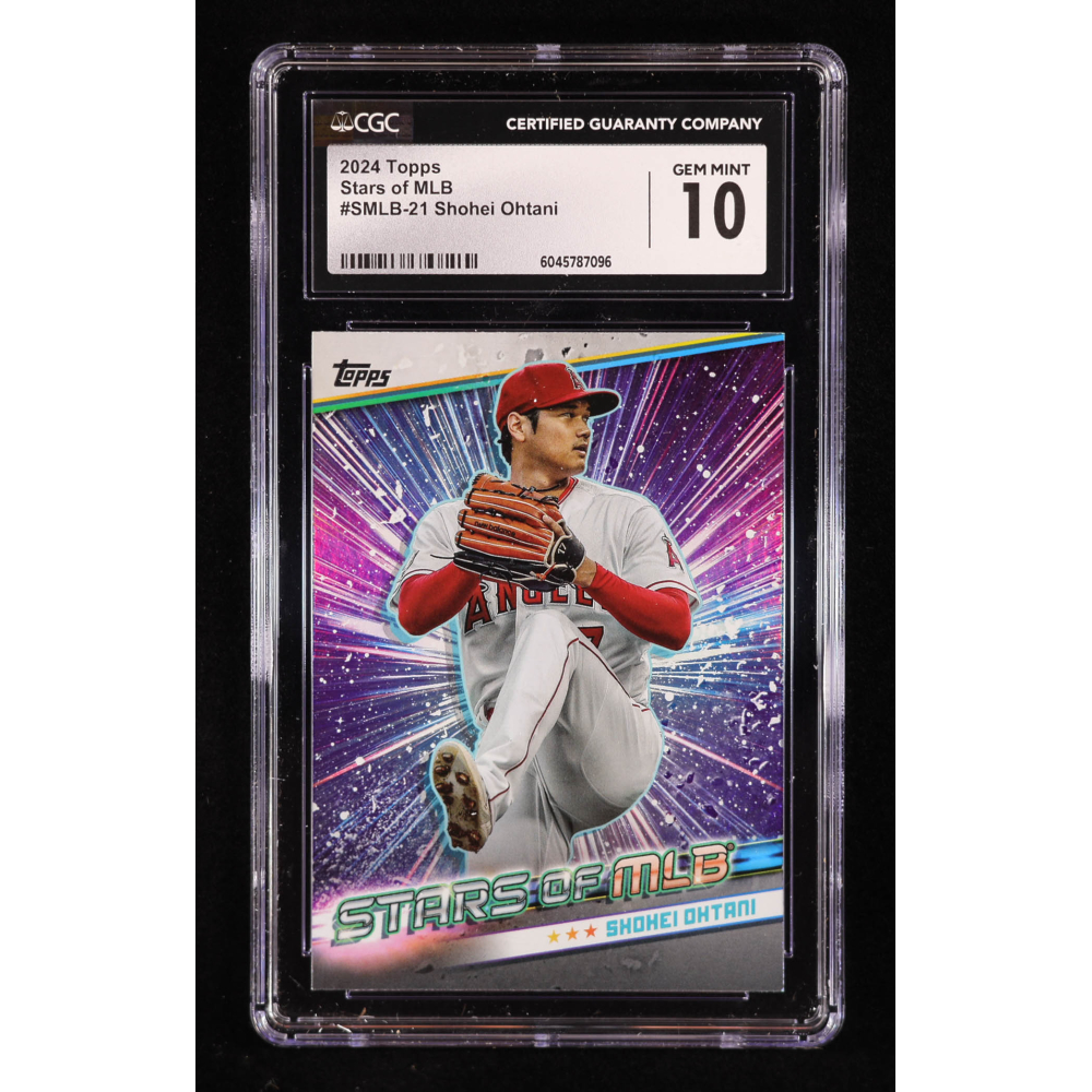 Shohei Ohtani 2024 Topps Stars of MLB #SMLB21 (CGC 10) at PristineAuction.com