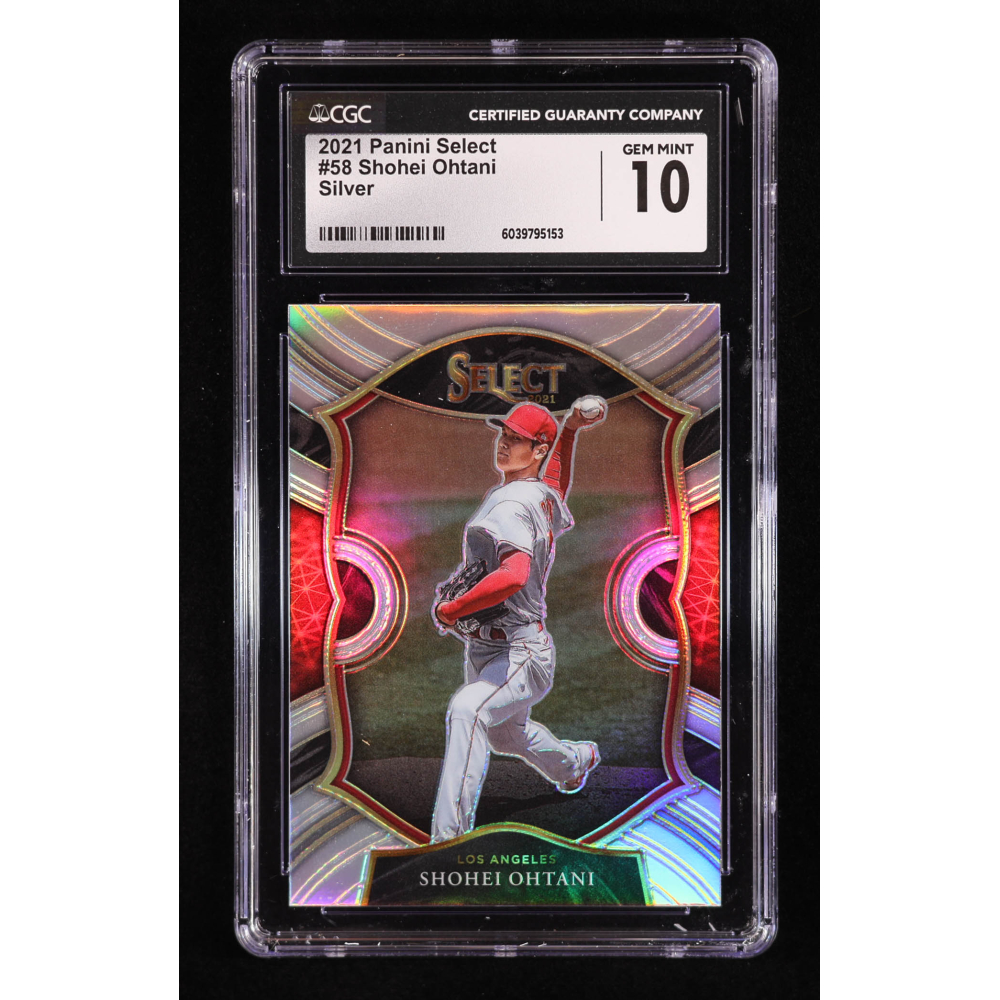 Shohei Ohtani 2021 Select Silver #58 (CGC 10) at PristineAuction.com