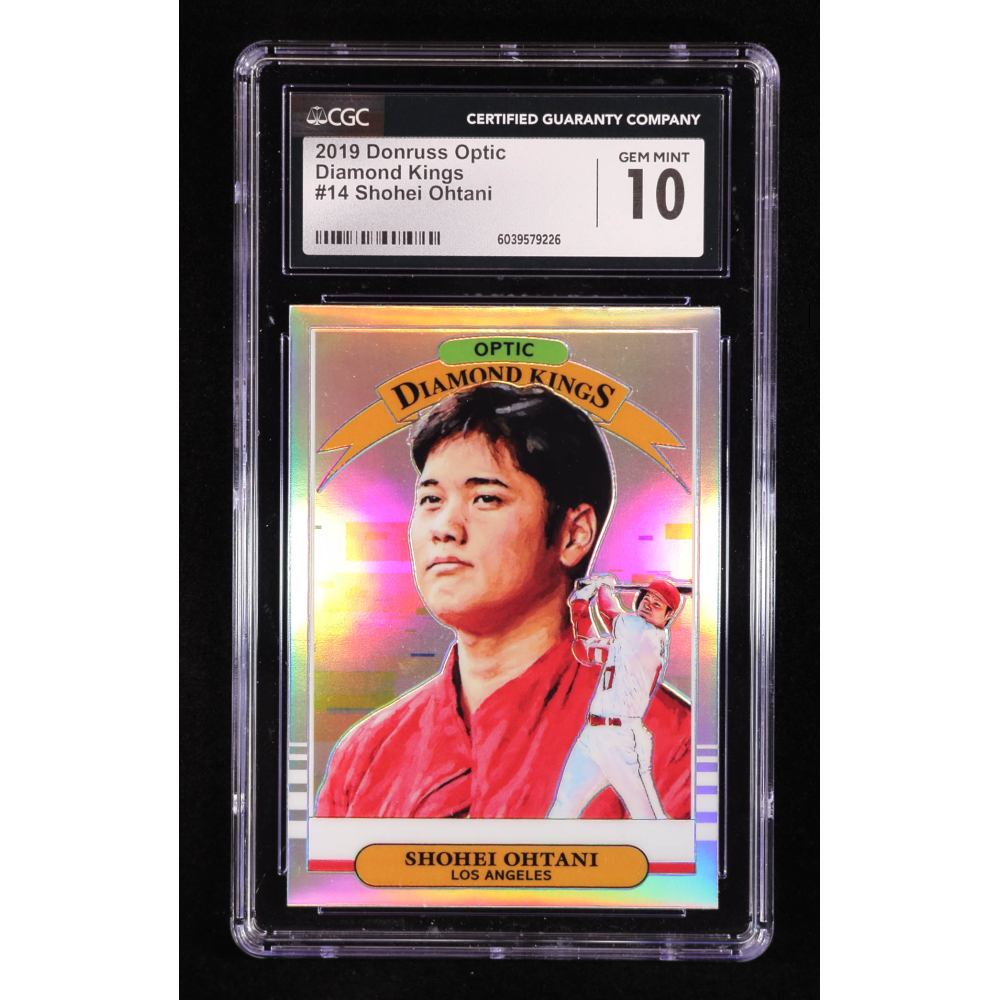 Shohei Ohtani 2019 Donruss Optic #14 DK (CGC 10) at PristineAuction.com