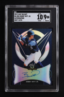 Bobby Witt Jr. 2019 Leaf Valiant Blue Prismatic #BABWJ #13/25 RC (SGC 9 | Auto 10) at PristineAuction.com