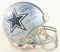 Roger Staubach, Tony Dorsett, Randy White, Drew Pearson | Cowboys Legends Full-Size Authentic On-Field Helmet Signed By (31) (Steiner) at PristineAuction.com