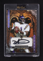 Daunte Culpepper 2024 Wild Card 7 Card Studs Autograph JokerPlatinum Copper Rainbow Foil #A7CJDC #1/1 at PristineAuction.com