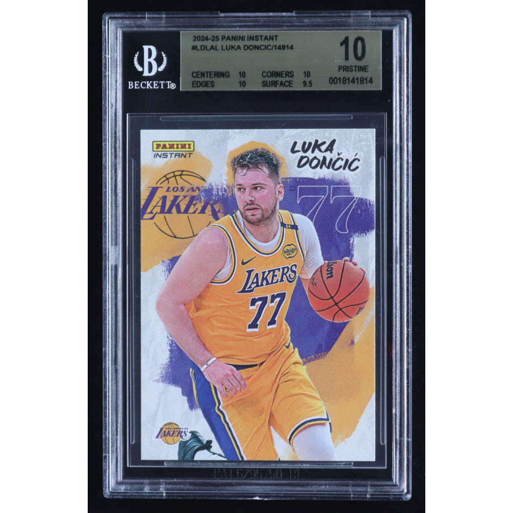 Luka Doncic 2024-25 Panini Instant #LDLAL (BGS 10) at PristineAuction.com