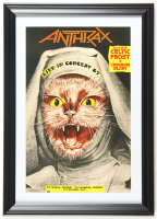Anthrax 1987 "Live In Concert" Germany Tour Custom Framed Concert Poster Print at PristineAuction.com