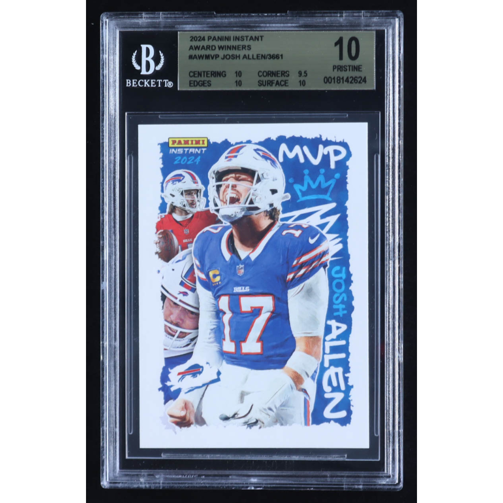 Josh Allen 2024 Panini Instant Award Winners #AWMVP (BGS 10) at PristineAuction.com