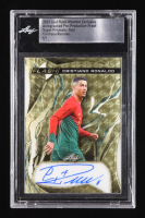 Cristiano Ronaldo 2023 Leaf Flash WhatNot Exclusive Autographed Pre-Production Proof Super Prismatic Gold #1/1 (Leaf) at PristineAuction.com