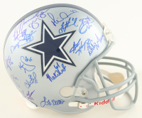 Michael Irvin, Troy Aikman, Emmitt Smith, Jimmy Johnson | Cowboys Full-Size Helmet Signed By (31) (GTSM) at PristineAuction.com