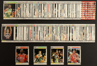 1987-88 Fleer Basketball Complete Set of (132) Cards with Michael Jordan #59, Larry Bird #11, Charles Barkley #9, Kareem Abdul-Jabbar #1 at PristineAuction.com