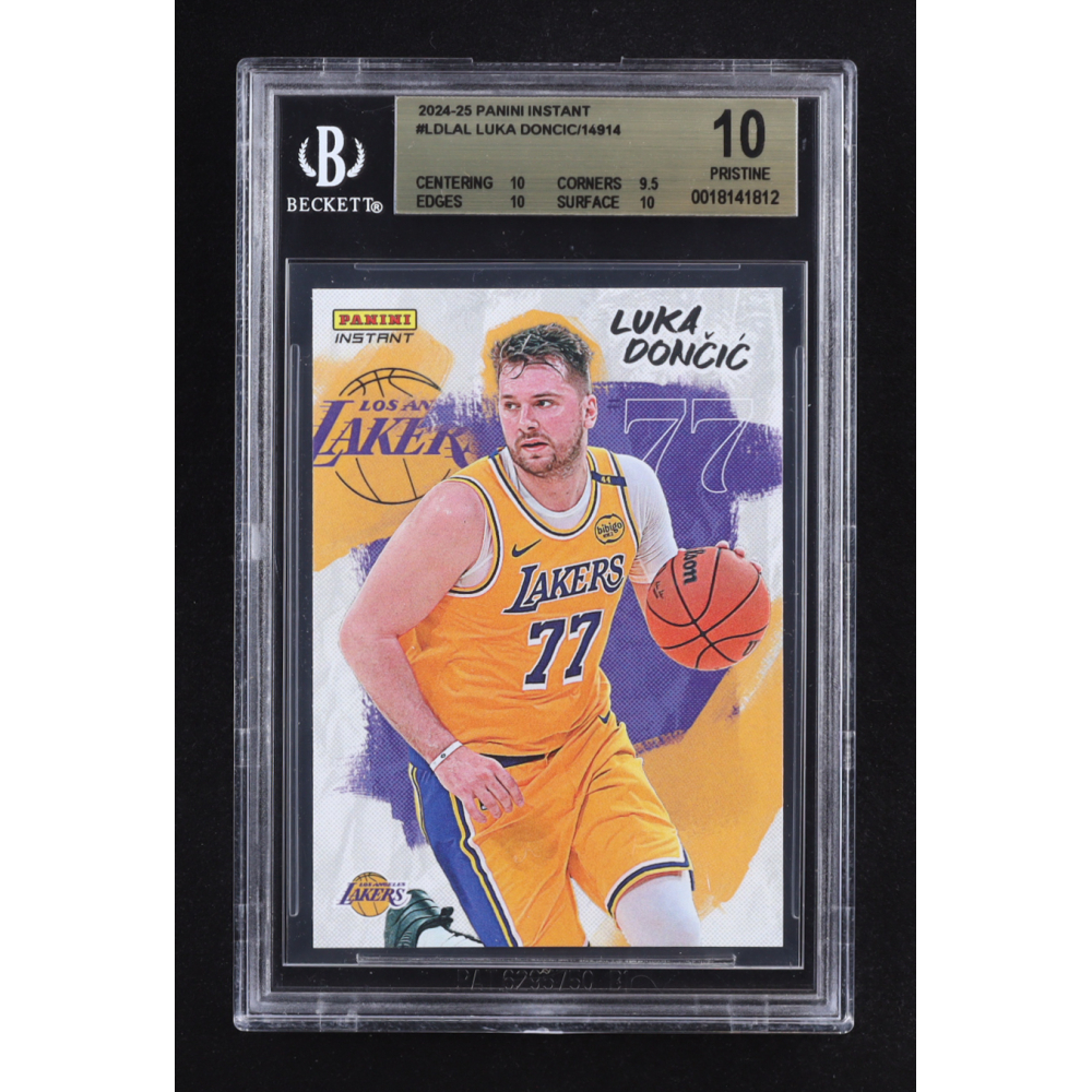 Luka Doncic 2024-25 Panini Instant #LDLAL (BGS 10) at PristineAuction.com