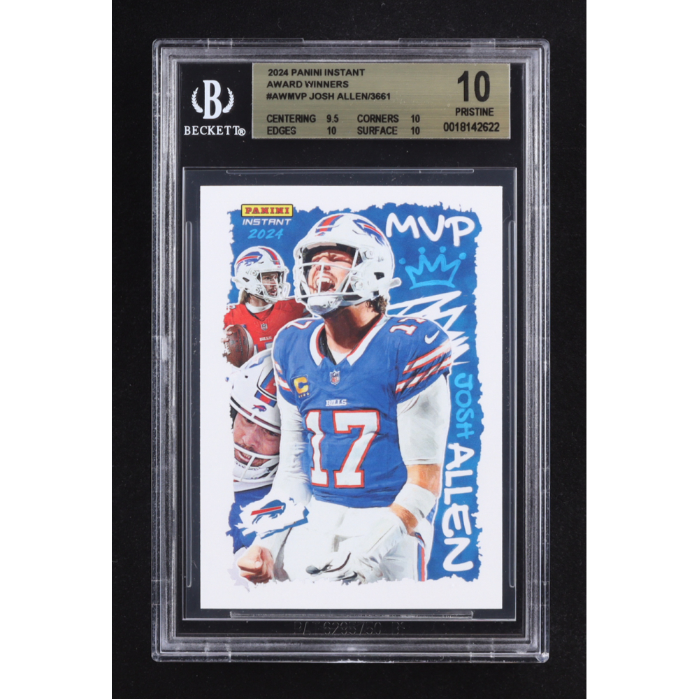 Josh Allen 2024 Panini Instant Award Winners #AWMVP (BGS 10) at PristineAuction.com