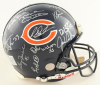 Mike Ditka, Dan Hampton, Mike Singletary, Jim McMahon | 1985 Bears / Super Bowl XX Logo Full-Size Authentic On-Field Helmet Signed By (27) (Mounted Memories) at PristineAuction.com