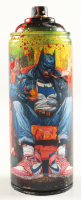 "CAN_BATMAN #3" 2025 Spray Paint Can Original Art Piece By Tadas Zaicikas (TedyZet) (Zaicikas) at PristineAuction.com