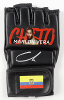 Marlon "Chito" Vera Signed Custom Ecuador MMA Fight Glove (PA) at PristineAuction.com