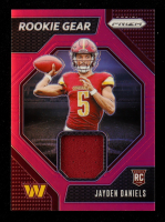 Jayden Daniels 2024 Panini Prizm Rookie Gear Pink #2 RC at PristineAuction.com