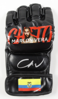 Marlon "Chito" Vera Signed Custom Ecuador MMA Fight Glove (PA) at PristineAuction.com