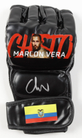 Marlon "Chito" Vera Signed Custom Ecuador MMA Fight Glove (PA) at PristineAuction.com
