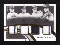 Gary Sanchez / Giancarlo Stanton / Gleyber Torres / Aaron Judge 2021 Immaculate Collection Monuments Materials #9 #33/99 at PristineAuction.com