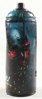 "CAN_Orchy Skull" 2025 Spray Paint Can Original Art Piece By Tadas Zaicikas (TedyZet) (Zaicikas) at PristineAuction.com