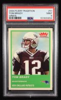 Tom Brady 2004 Fleer Tradition Green #51 (PSA 9) at PristineAuction.com