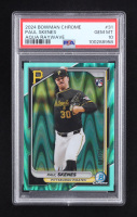 Paul Skenes 2024 Bowman Chrome Aqua Raywave #31 #160/199 RC (PSA 10) at PristineAuction.com